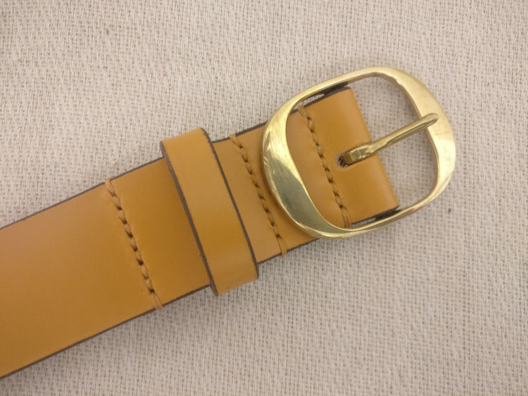 The Thade English Bridle Leather Belt