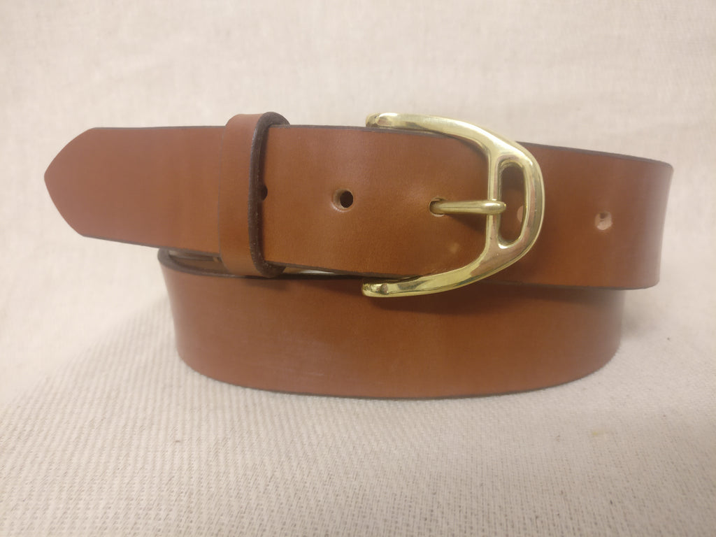 The Davies English Bridle Leather Belt
