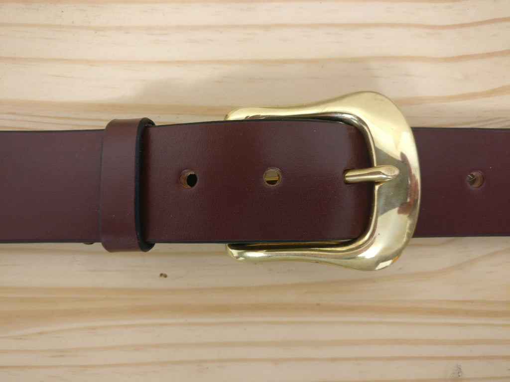 The Glyndwr English Bridle Leather Belt