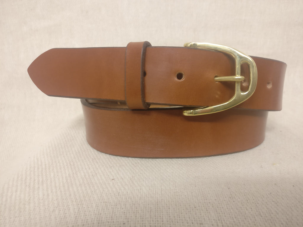 The Davies English Bridle Leather Belt