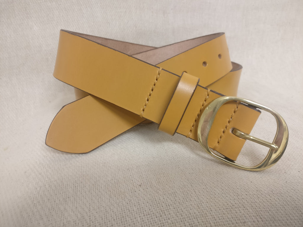 The Thade English Bridle Leather Belt