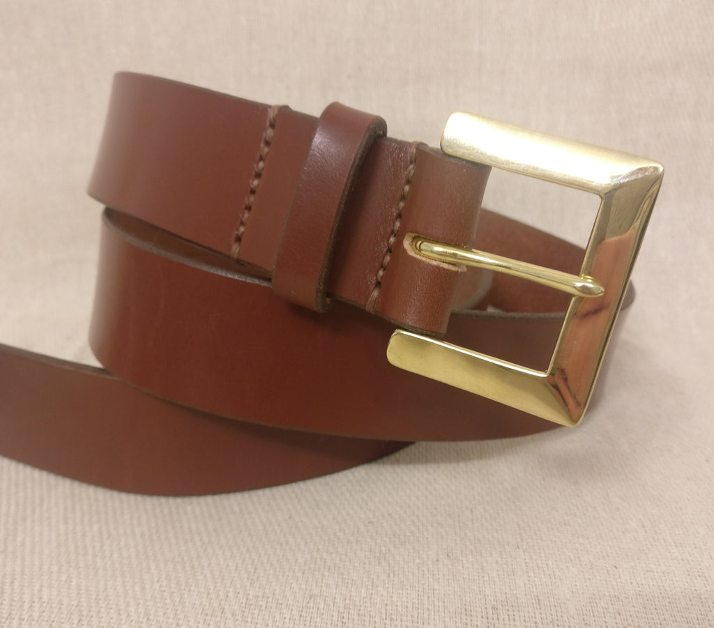 The Matthews English Bridle Leather Belt