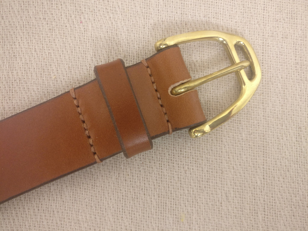 The Davies English Bridle Leather Belt