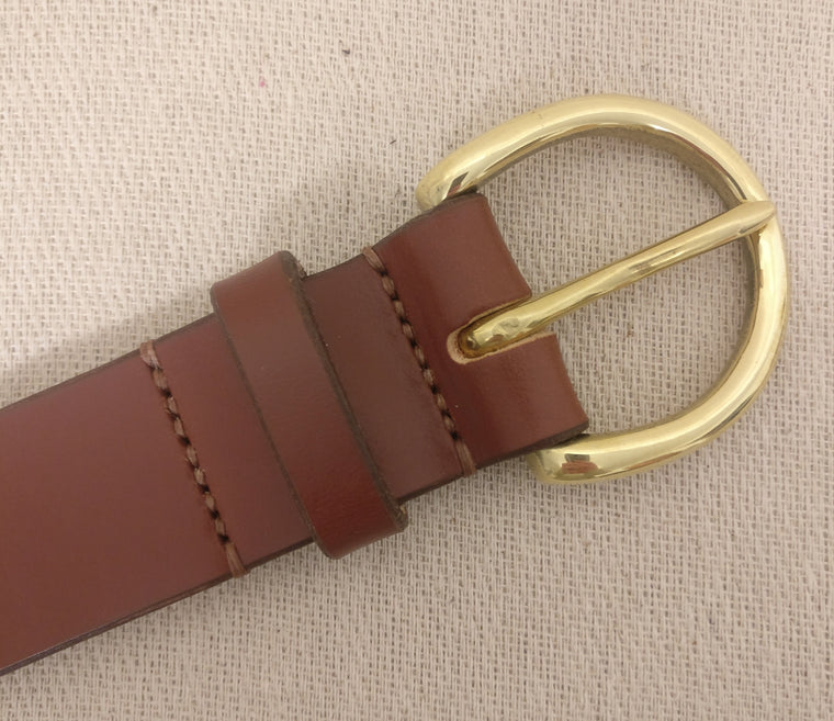 The Cassidy English Bridle Leather Belt