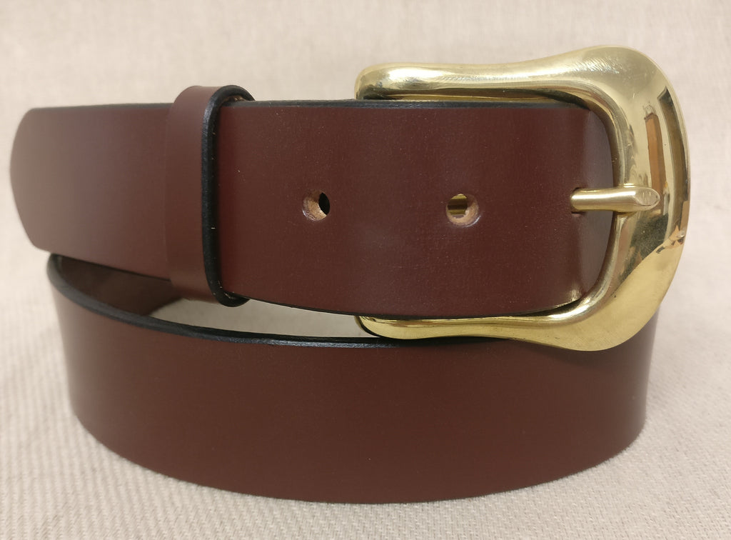 The Glyndwr English Bridle Leather Belt