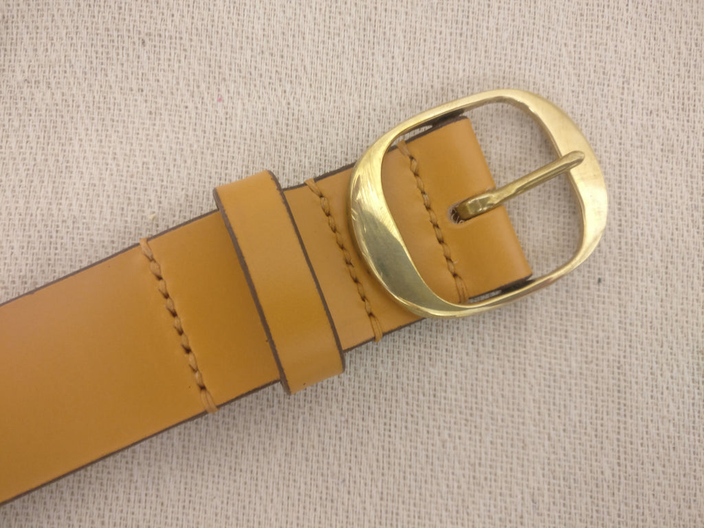 The Thade English Bridle Leather Belt