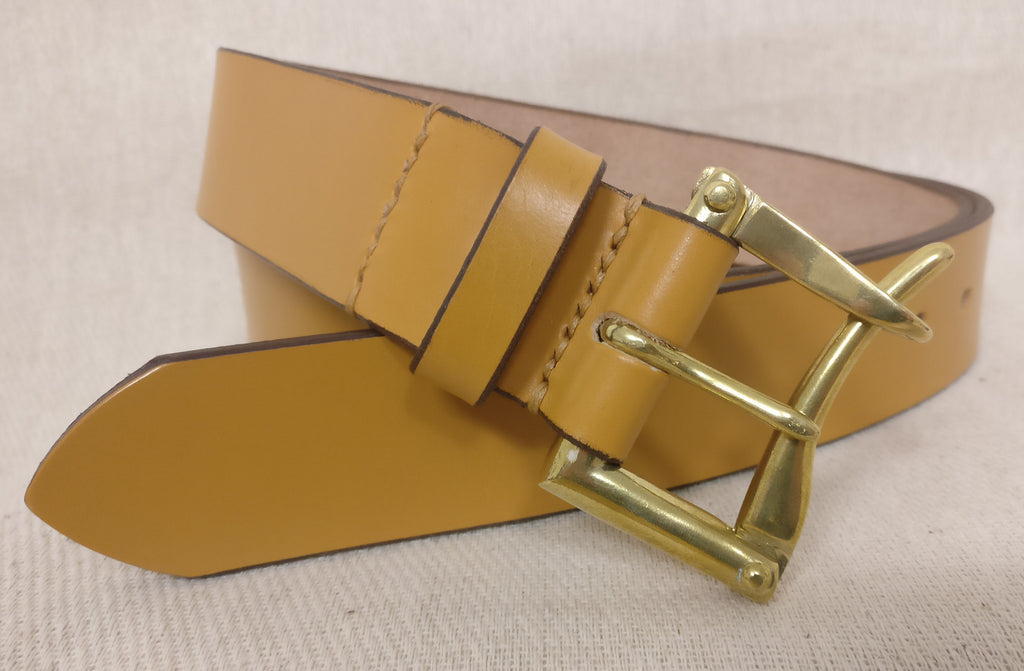 The Edward English Bridle Leather Belt