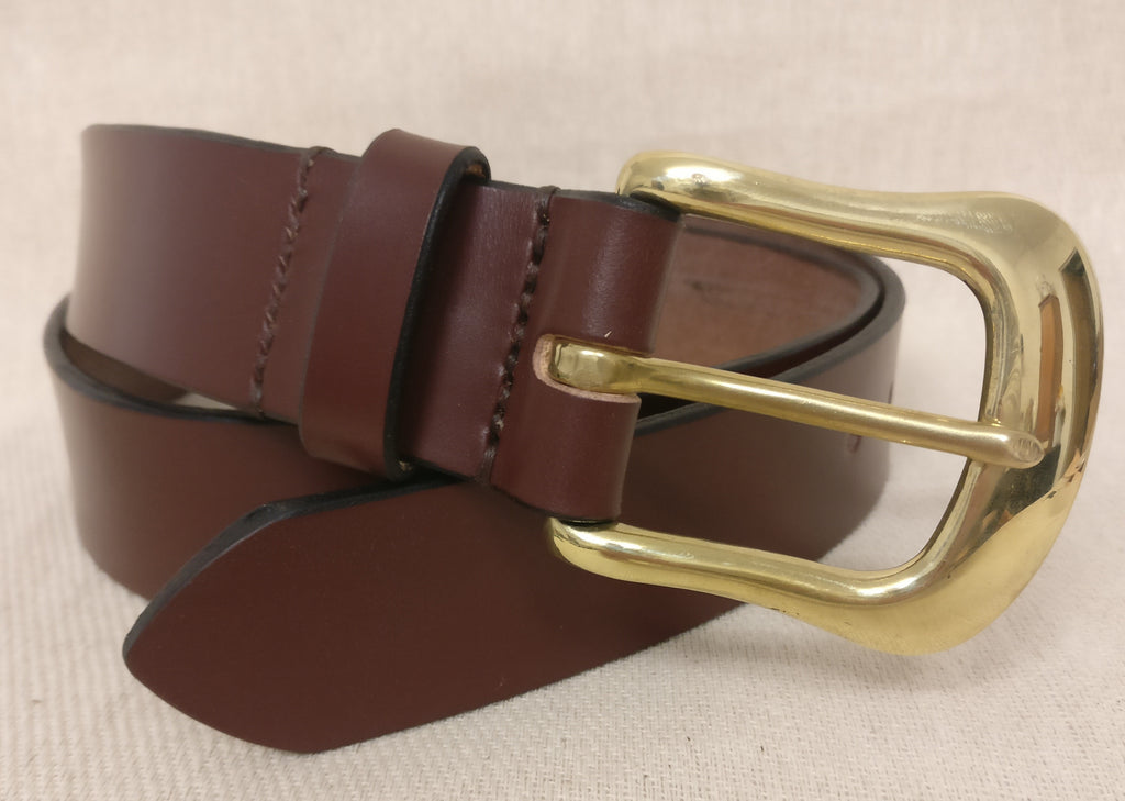 The Glyndwr English Bridle Leather Belt
