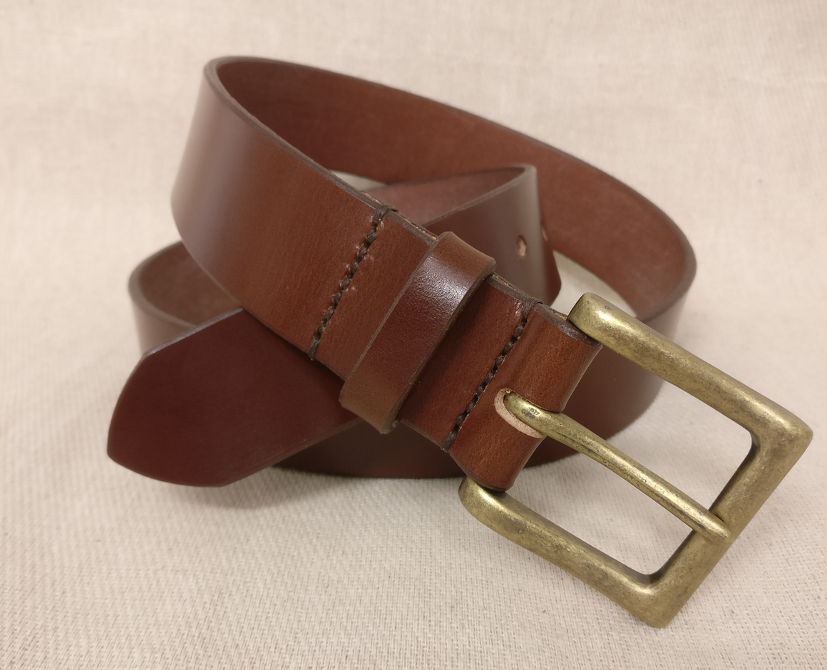 The Rustic English Bridle Leather Belt
